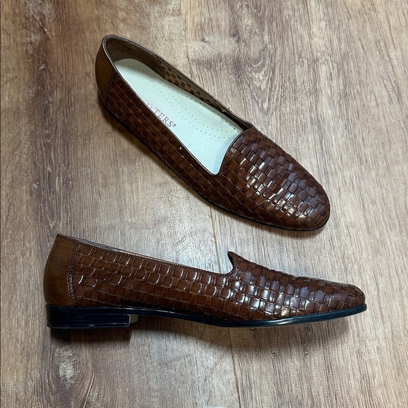 Trotters Chestnut Woven Flats Liz Style Color‎ Brown - Picture 11 of 15